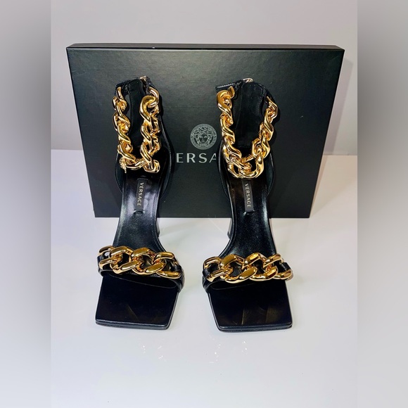 Versace Medusa Chain - 100% Authentic - News - Perfect Condition- 37.5 - DST568P - Picture 4 of 17